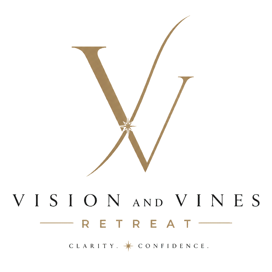 Elegant logo with a stylized V and V intertwined in gold and black.
