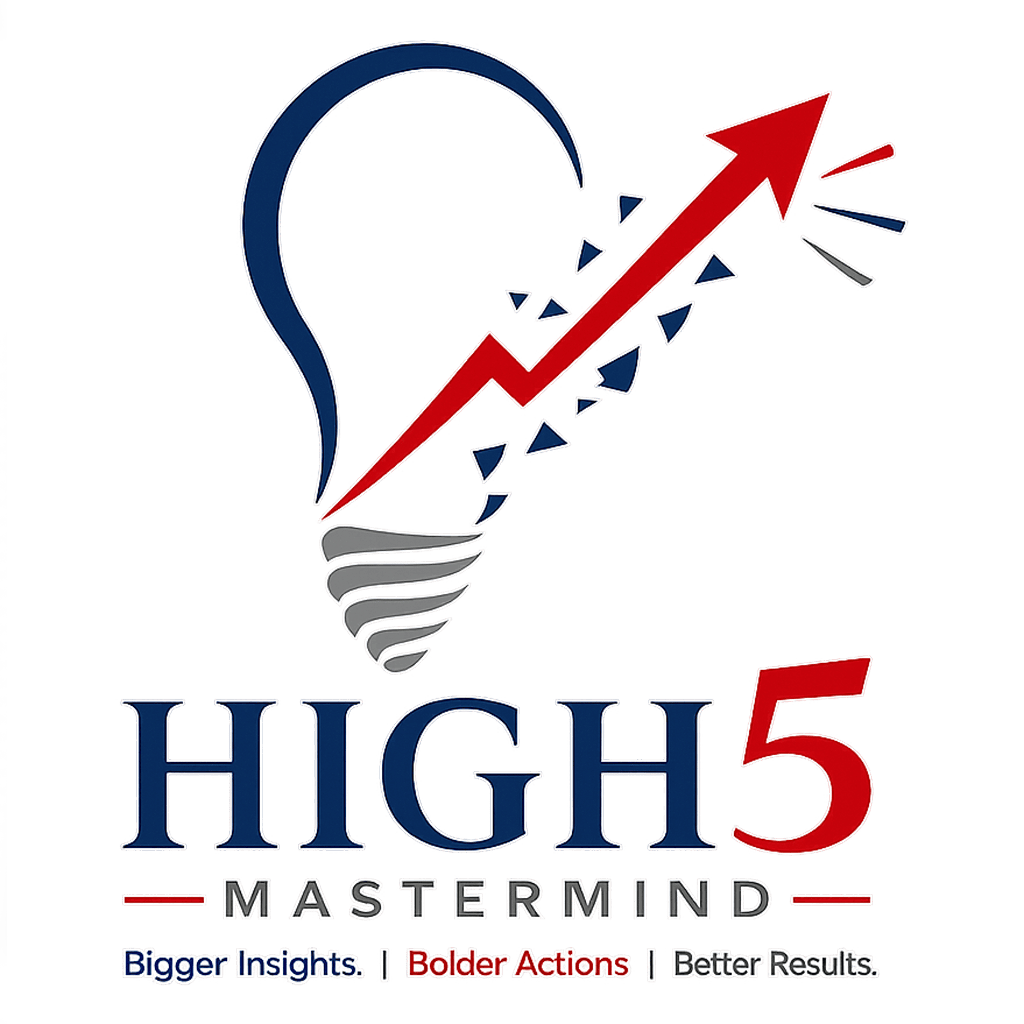 Lightbulb with upward arrow symbolizing growth and insight.